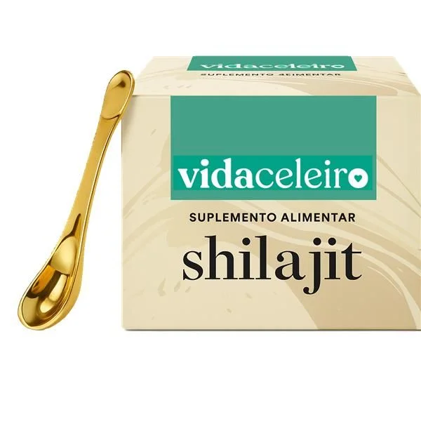 Frasco de shilajit em resina Vida Celeiro 50 g
