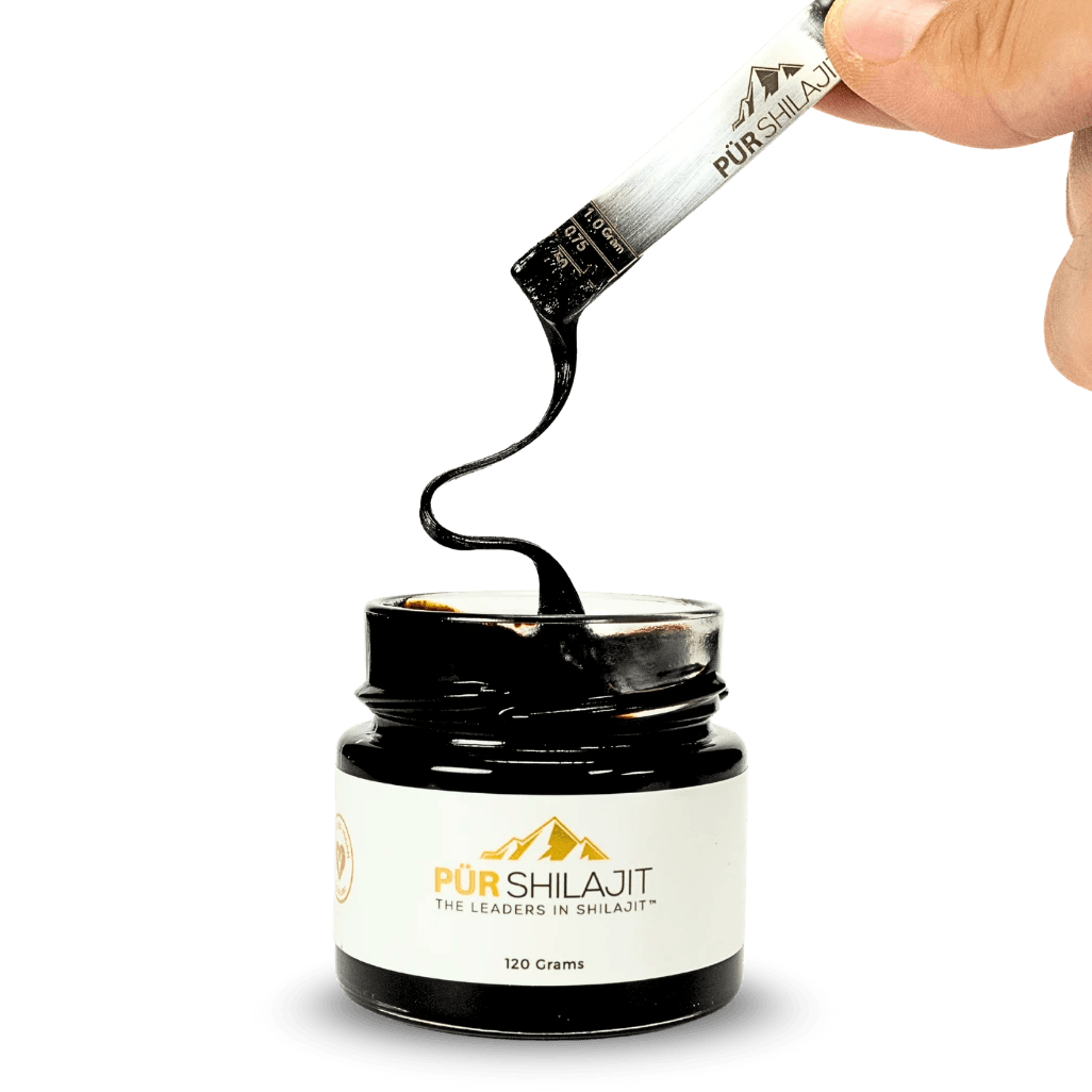 Jarra Pür Shilajit resina 120 g, supply anual