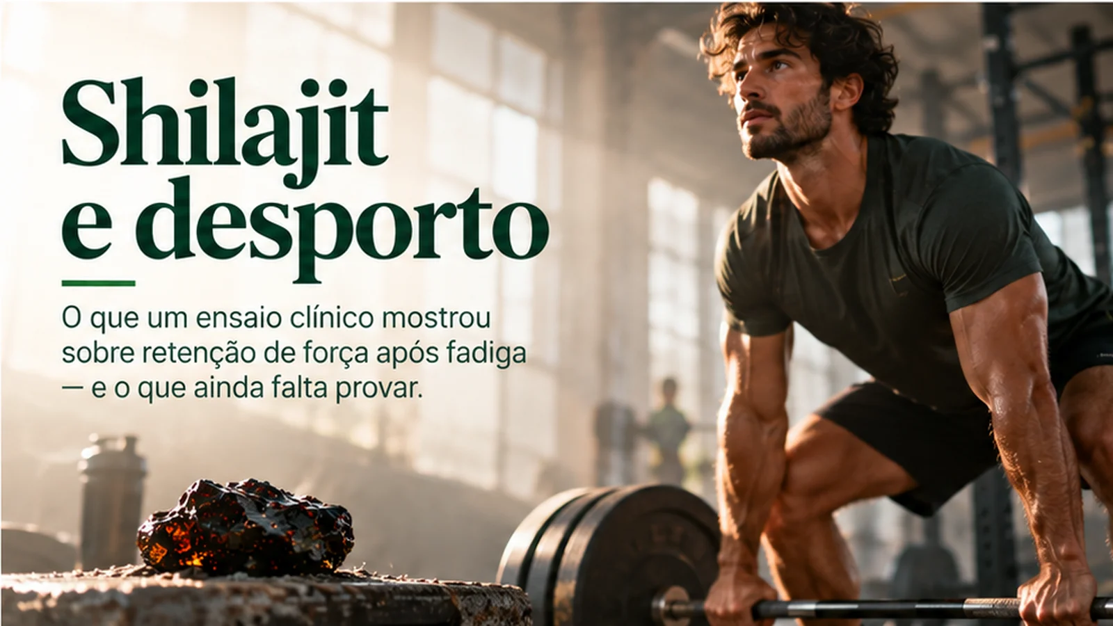 Resina de shilajit; o que um ensaio clínico mostrou sobre retenção de força após fadiga