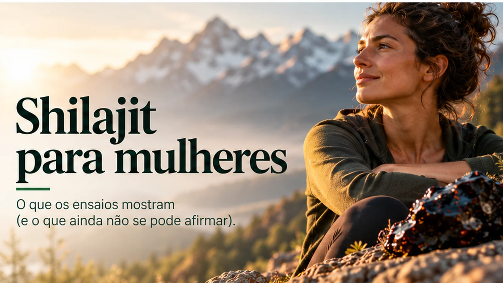 Resina de shilajit; o que os ensaios em mulheres mostram e o que ainda não se pode afirmar
